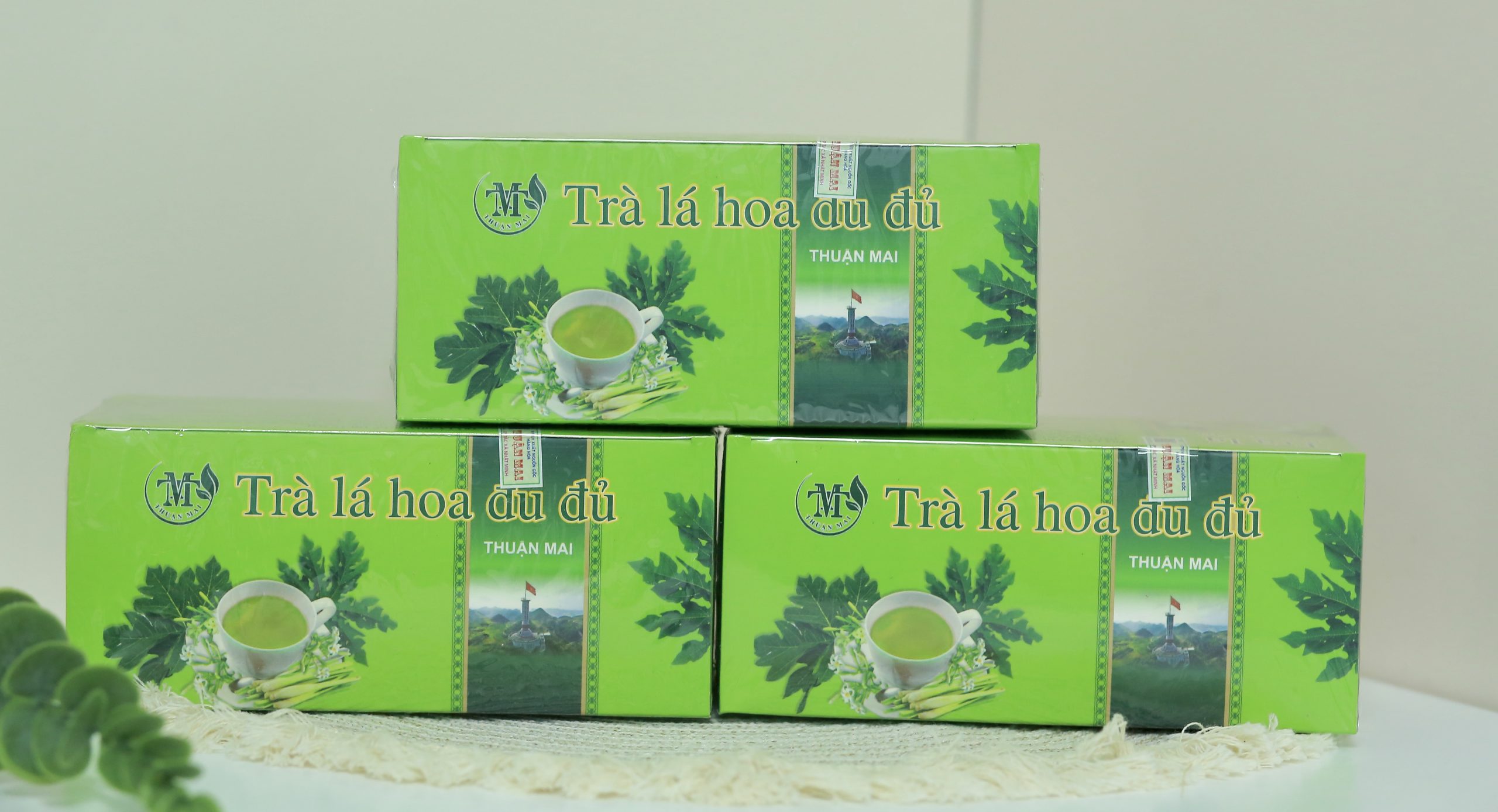 Trà Lá Hoa Đu Đủ