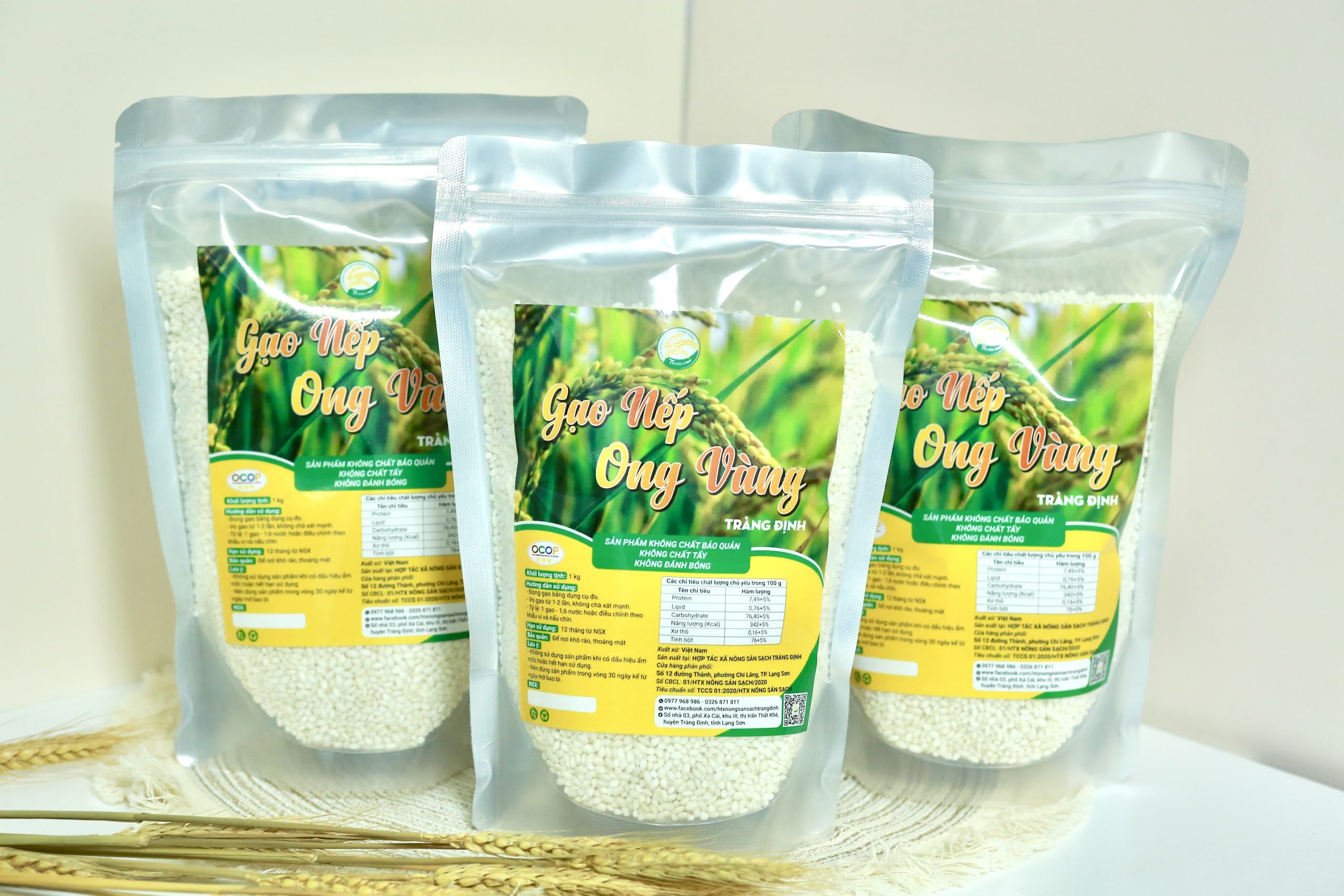 Gạo Nếp Ong Vàng